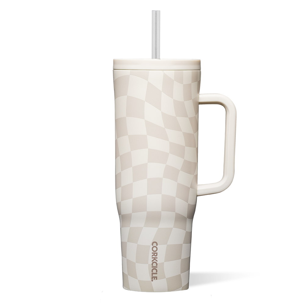Wavy Checkerboard / 40oz