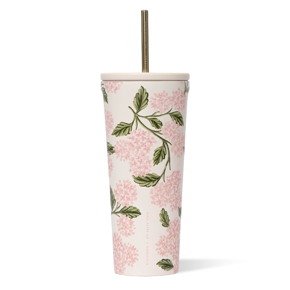 24oz / Pink Hydrangea